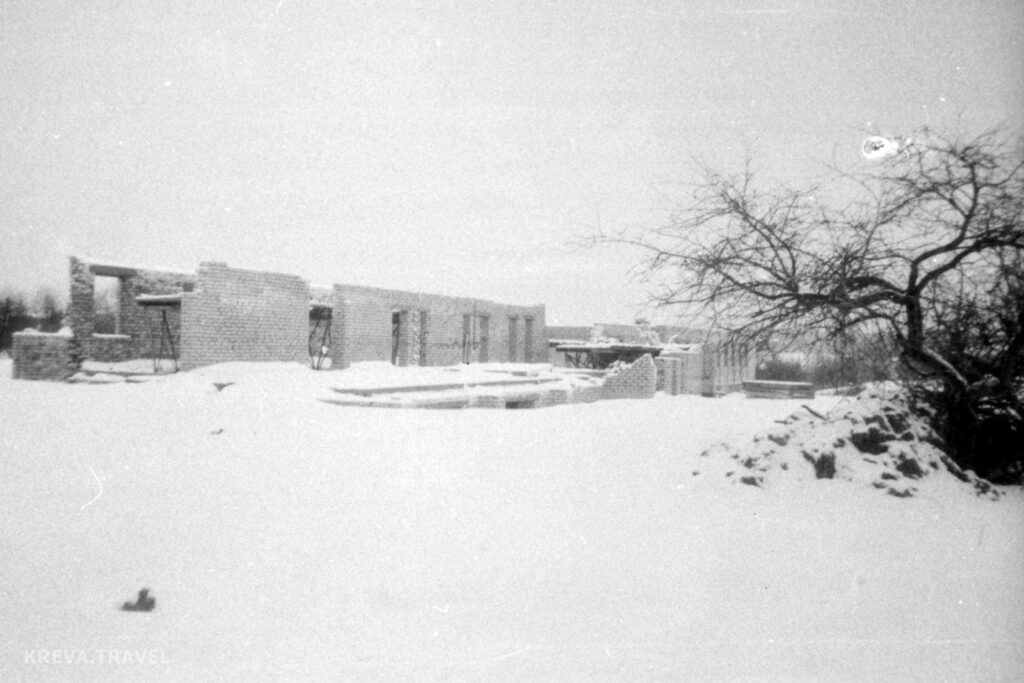 зимние фотографии Крево прошлого столетия